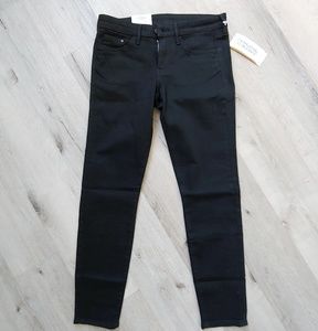 NWT H&M low waist black denim skinny jeans